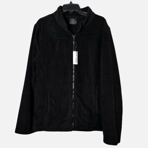 NWT ElsMorr Black Zip Up Jacket